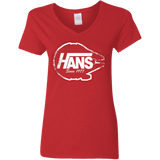 T-Shirts Red / S Hans Women's V-Neck T-Shirt