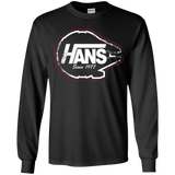 T-Shirts Black / YS Hans Youth Long Sleeve T-Shirt