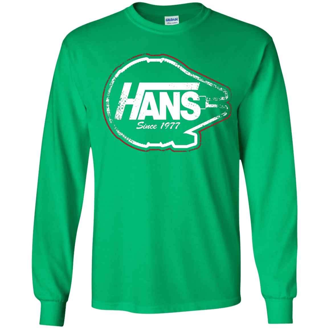 T-Shirts Irish Green / YS Hans Youth Long Sleeve T-Shirt