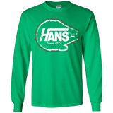 T-Shirts Irish Green / YS Hans Youth Long Sleeve T-Shirt
