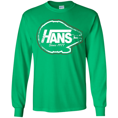 T-Shirts Irish Green / YS Hans Youth Long Sleeve T-Shirt