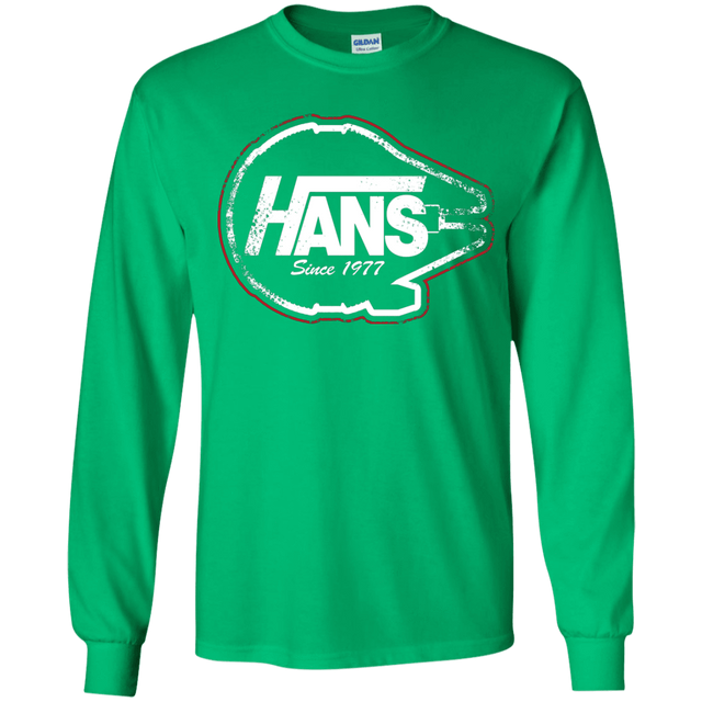 T-Shirts Irish Green / YS Hans Youth Long Sleeve T-Shirt