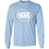 T-Shirts Light Blue / YS Hans Youth Long Sleeve T-Shirt
