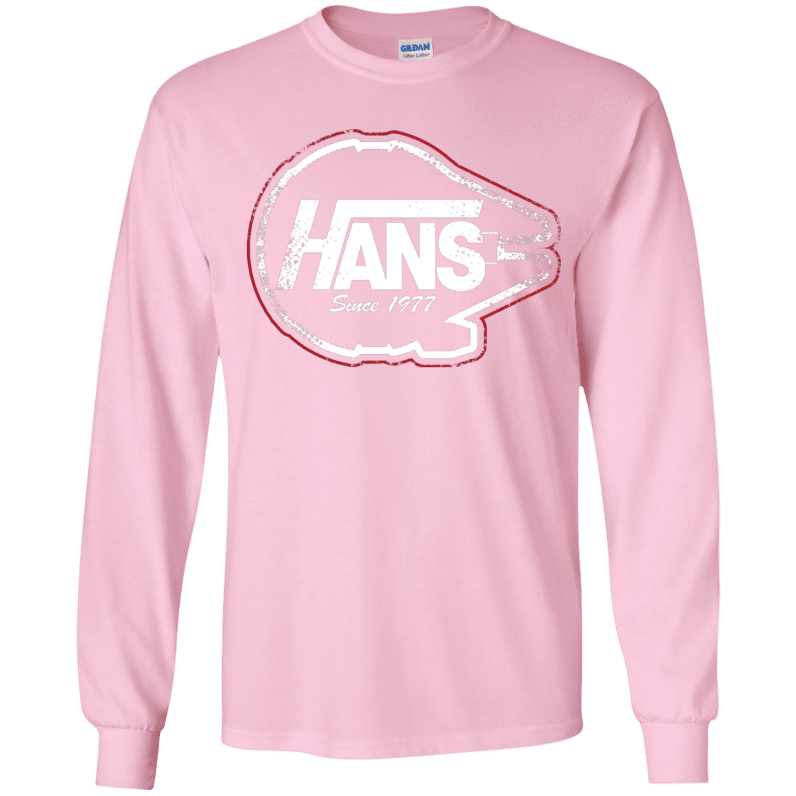 T-Shirts Light Pink / YS Hans Youth Long Sleeve T-Shirt