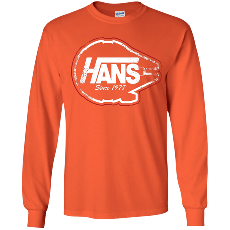 T-Shirts Orange / YS Hans Youth Long Sleeve T-Shirt