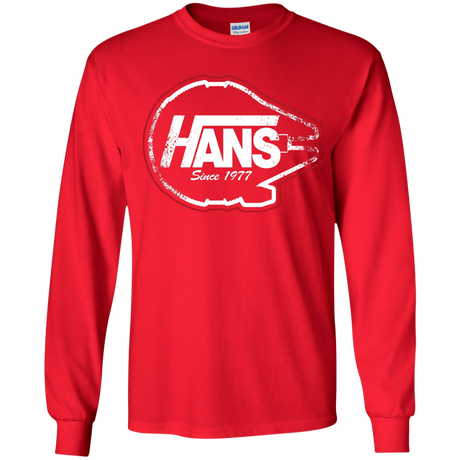 T-Shirts Red / YS Hans Youth Long Sleeve T-Shirt