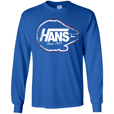 T-Shirts Royal / YS Hans Youth Long Sleeve T-Shirt