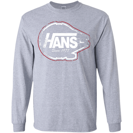 T-Shirts Sport Grey / YS Hans Youth Long Sleeve T-Shirt