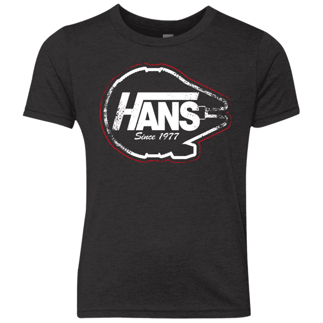 T-Shirts Vintage Black / YXS Hans Youth Triblend T-Shirt