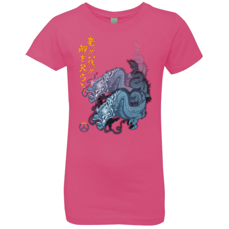 T-Shirts Hot Pink / YXS Hanzo Girls Premium T-Shirt