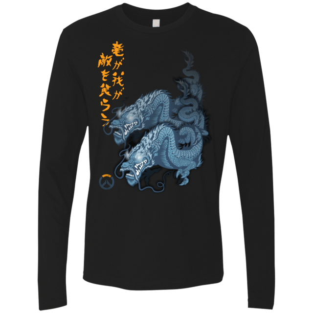T-Shirts Black / Small Hanzo Men's Premium Long Sleeve