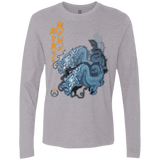 T-Shirts Heather Grey / Small Hanzo Men's Premium Long Sleeve
