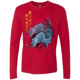 T-Shirts Red / Small Hanzo Men's Premium Long Sleeve