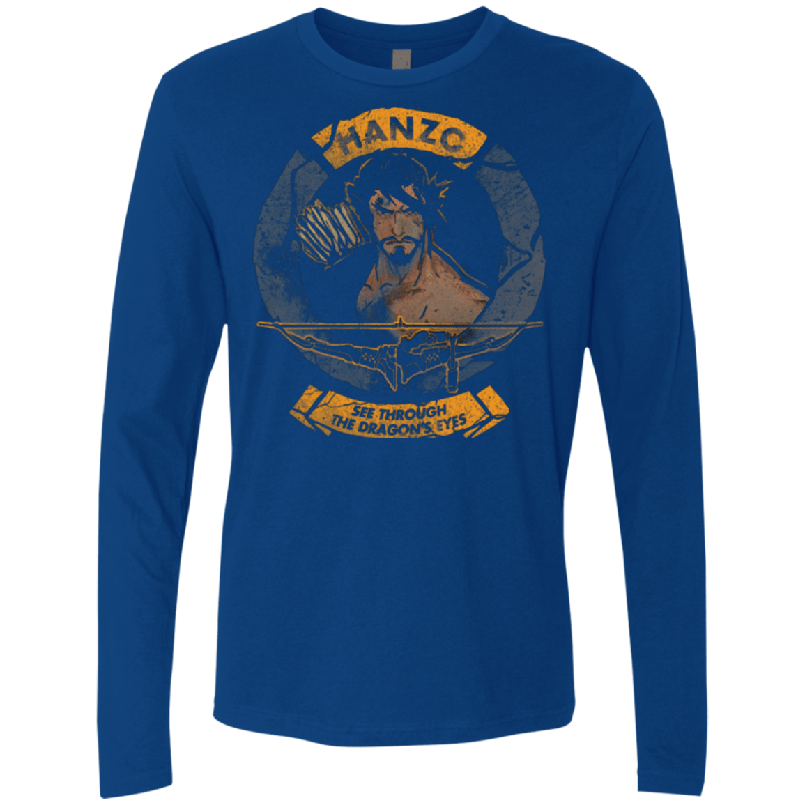 T-Shirts Royal / Small Hanzo Men's Premium Long Sleeve