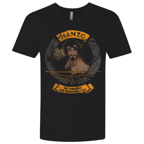 T-Shirts Black / X-Small Hanzo Men's Premium V-Neck