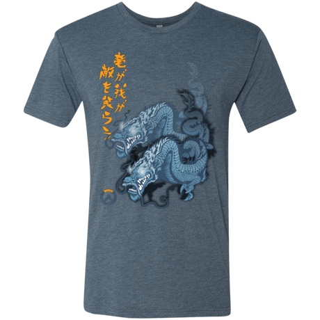 T-Shirts Indigo / Small Hanzo Men's Triblend T-Shirt