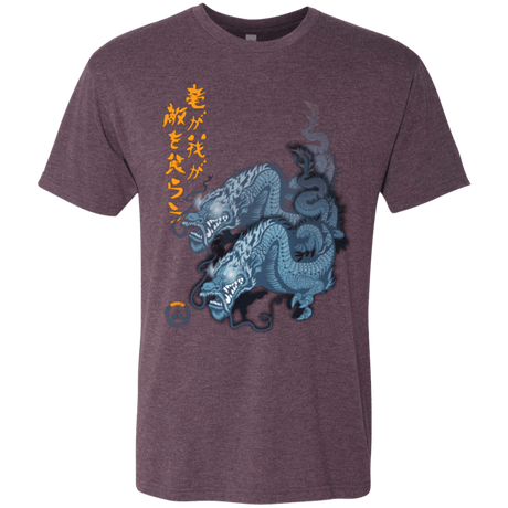 T-Shirts Vintage Purple / Small Hanzo Men's Triblend T-Shirt