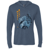 T-Shirts Indigo / X-Small Hanzo Triblend Long Sleeve Hoodie Tee