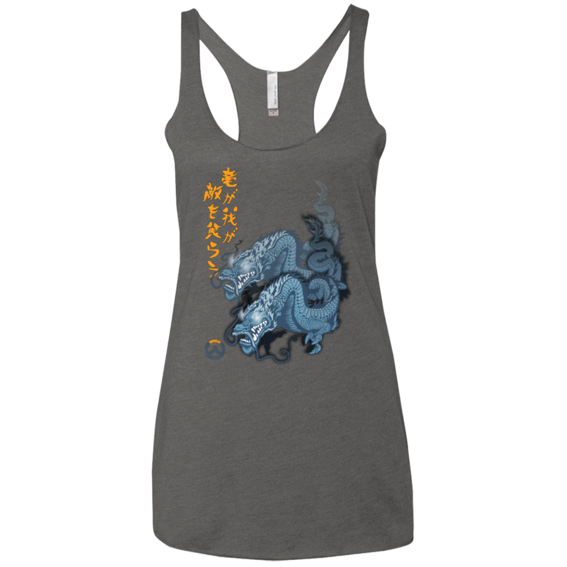 T-Shirts Premium Heather / X-Small Hanzo Women's Triblend Racerback Tank