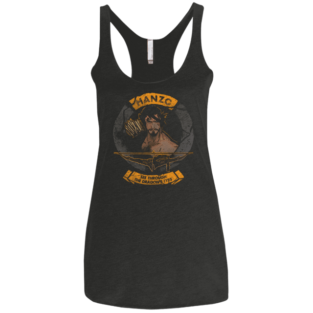 T-Shirts Vintage Black / X-Small Hanzo Women's Triblend Racerback Tank
