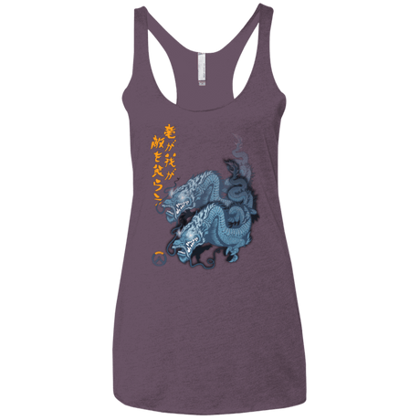 T-Shirts Vintage Purple / X-Small Hanzo Women's Triblend Racerback Tank