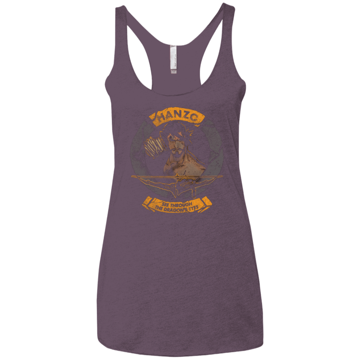 T-Shirts Vintage Purple / X-Small Hanzo Women's Triblend Racerback Tank