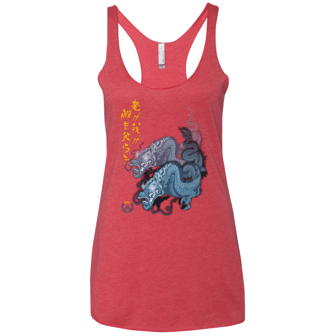 T-Shirts Vintage Red / X-Small Hanzo Women's Triblend Racerback Tank