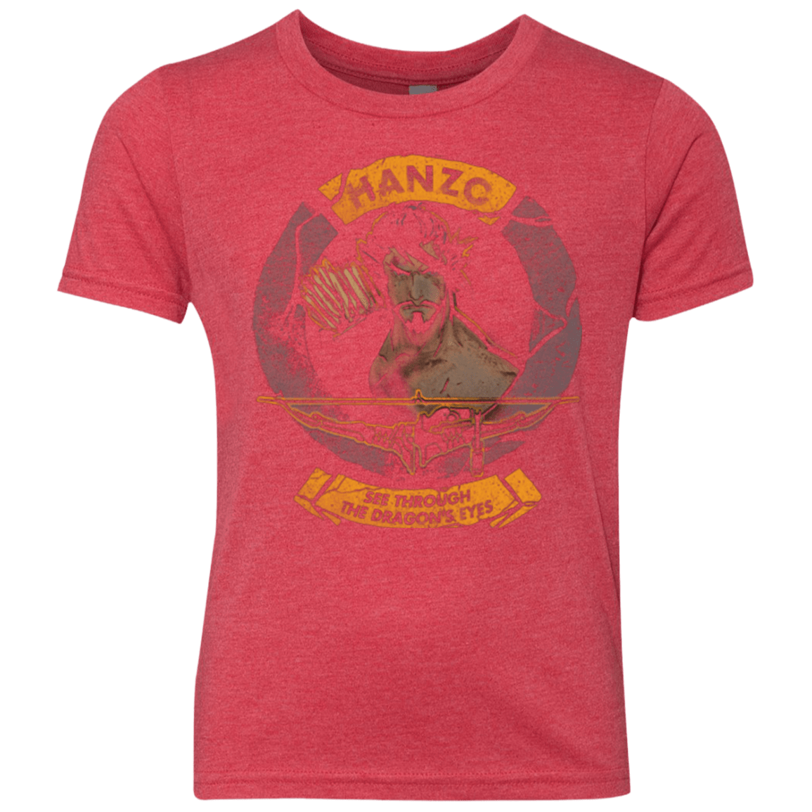 T-Shirts Vintage Red / YXS Hanzo Youth Triblend T-Shirt