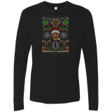 T-Shirts Black / Small Hap Hap Happiest Christmas Men's Premium Long Sleeve