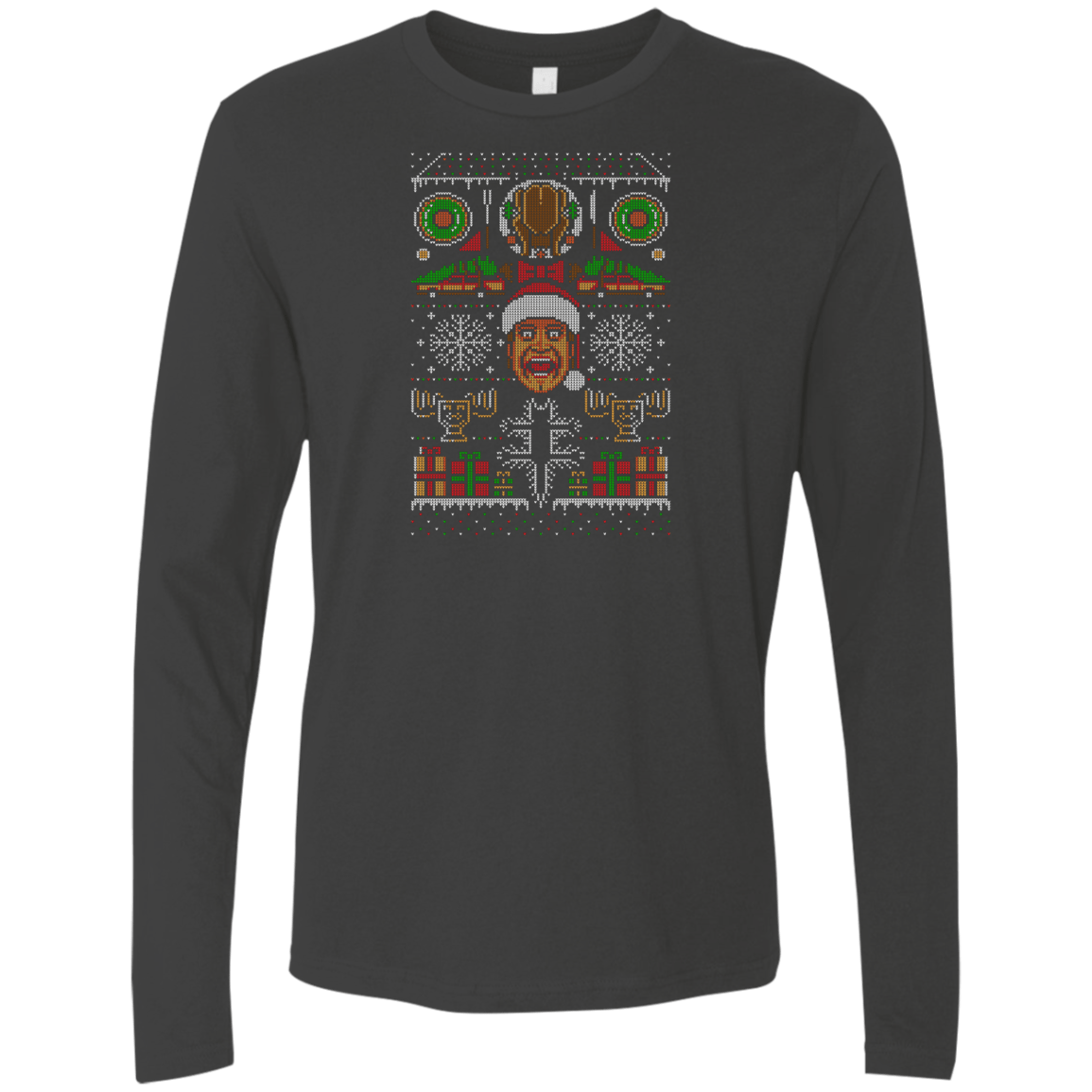 T-Shirts Heavy Metal / Small Hap Hap Happiest Christmas Men's Premium Long Sleeve