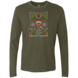 T-Shirts Military Green / Small Hap Hap Happiest Christmas Men's Premium Long Sleeve