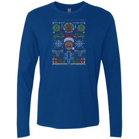 T-Shirts Royal / Small Hap Hap Happiest Christmas Men's Premium Long Sleeve