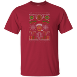 T-Shirts Cardinal / Small Hap Hap Happiest Christmas T-Shirt