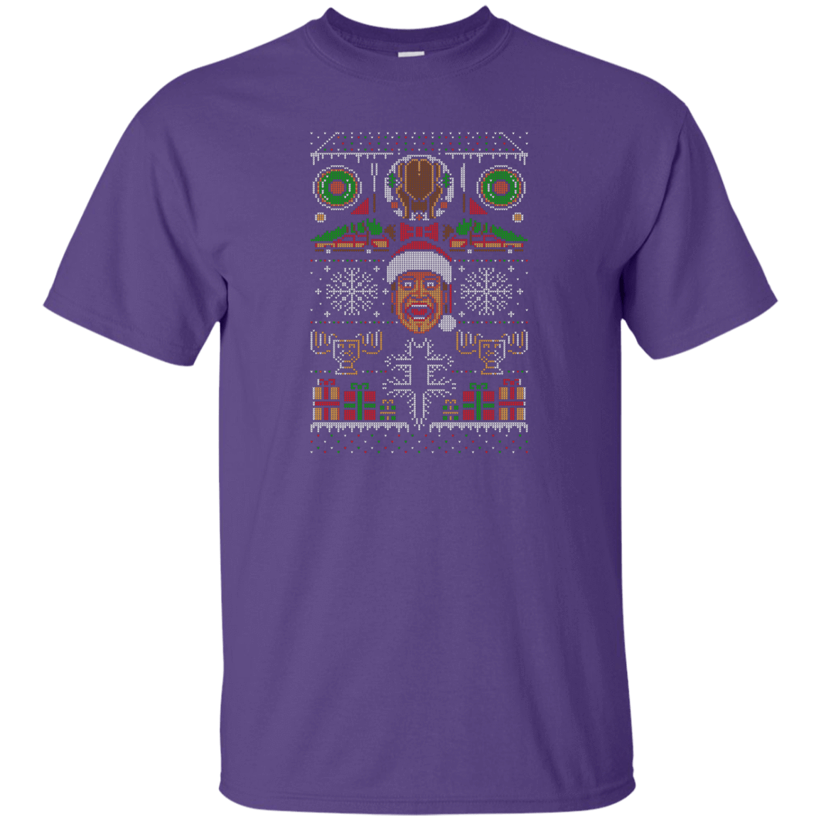 T-Shirts Purple / Small Hap Hap Happiest Christmas T-Shirt