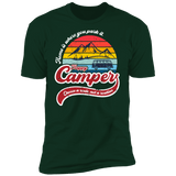 T-Shirts Forest Green / S Happy Camper Men's Premium T-Shirt