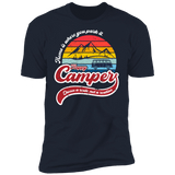 T-Shirts Midnight Navy / S Happy Camper Men's Premium T-Shirt