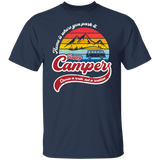 T-Shirts Navy / S Happy Camper T-Shirt