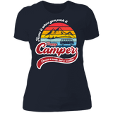 T-Shirts Midnight Navy / S Happy Camper Women's Premium T-Shirt