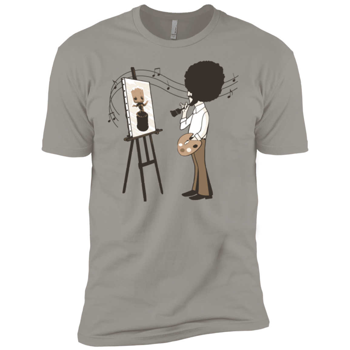 T-Shirts Light Grey / YXS Happy Little Tree Boys Premium T-Shirt