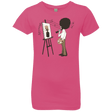 T-Shirts Hot Pink / YXS Happy Little Tree Girls Premium T-Shirt