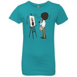 T-Shirts Tahiti Blue / YXS Happy Little Tree Girls Premium T-Shirt