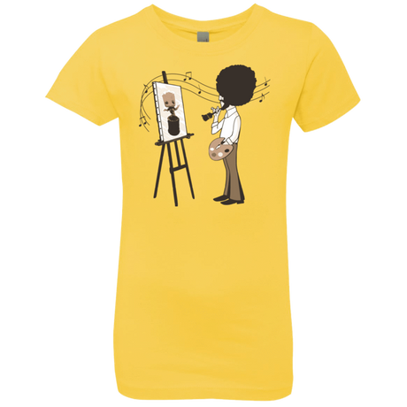 T-Shirts Vibrant Yellow / YXS Happy Little Tree Girls Premium T-Shirt