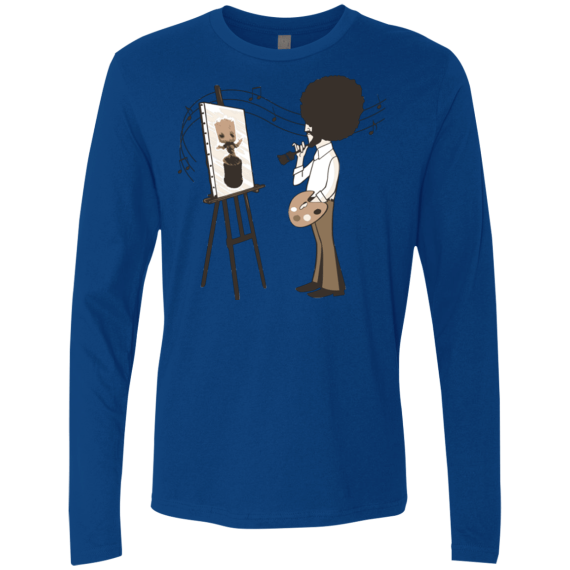 T-Shirts Royal / Small Happy Little Tree Men's Premium Long Sleeve