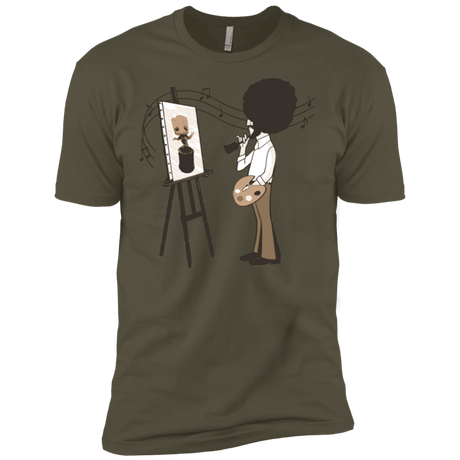 T-Shirts Military Green / X-Small Happy Little Tree Men's Premium T-Shirt