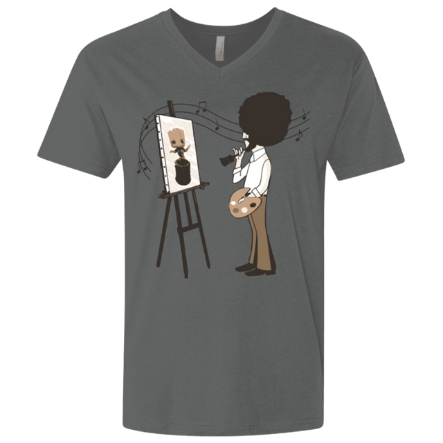 T-Shirts Heavy Metal / X-Small Happy Little Tree Men's Premium V-Neck