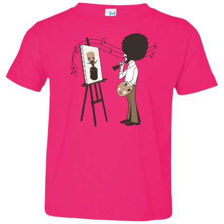 T-Shirts Hot Pink / 2T Happy Little Tree Toddler Premium T-Shirt
