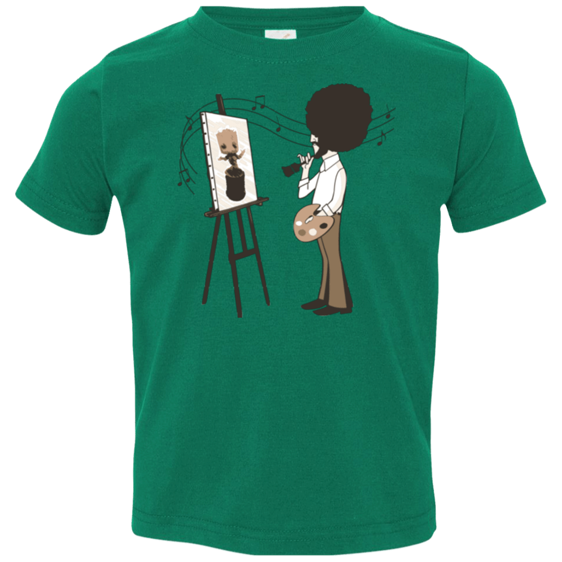 T-Shirts Kelly / 2T Happy Little Tree Toddler Premium T-Shirt