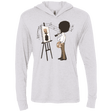 T-Shirts Heather White / X-Small Happy Little Tree Triblend Long Sleeve Hoodie Tee
