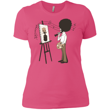 T-Shirts Hot Pink / X-Small Happy Little Tree Women's Premium T-Shirt