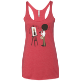 T-Shirts Vintage Red / X-Small Happy Little Tree Women's Triblend Racerback Tank